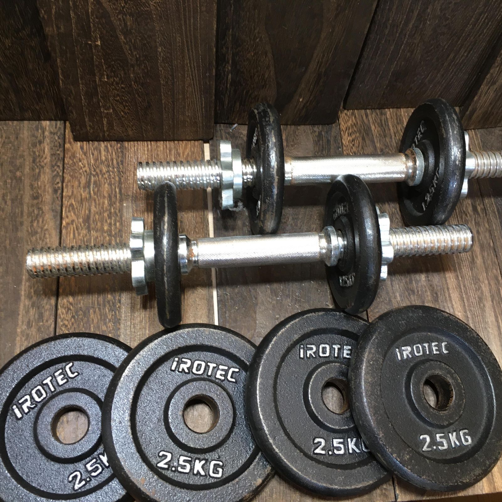 iROTEC 1.25kg 4枚 2.5kg 4枚 合計15kg アイアンプレート