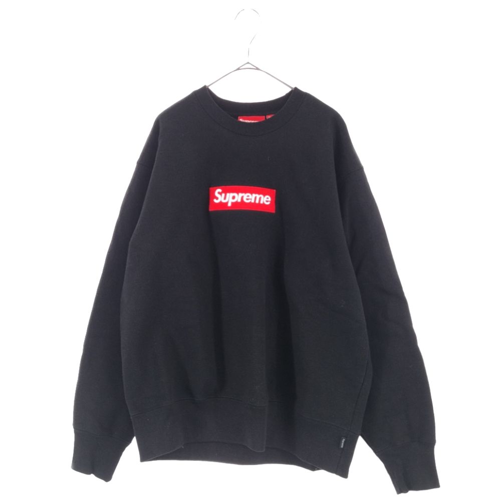 SUPREME (シュプリーム) 22AW Box Logo Crewneck ボックスロゴ クルーネック スウェット トレーナー ブラック