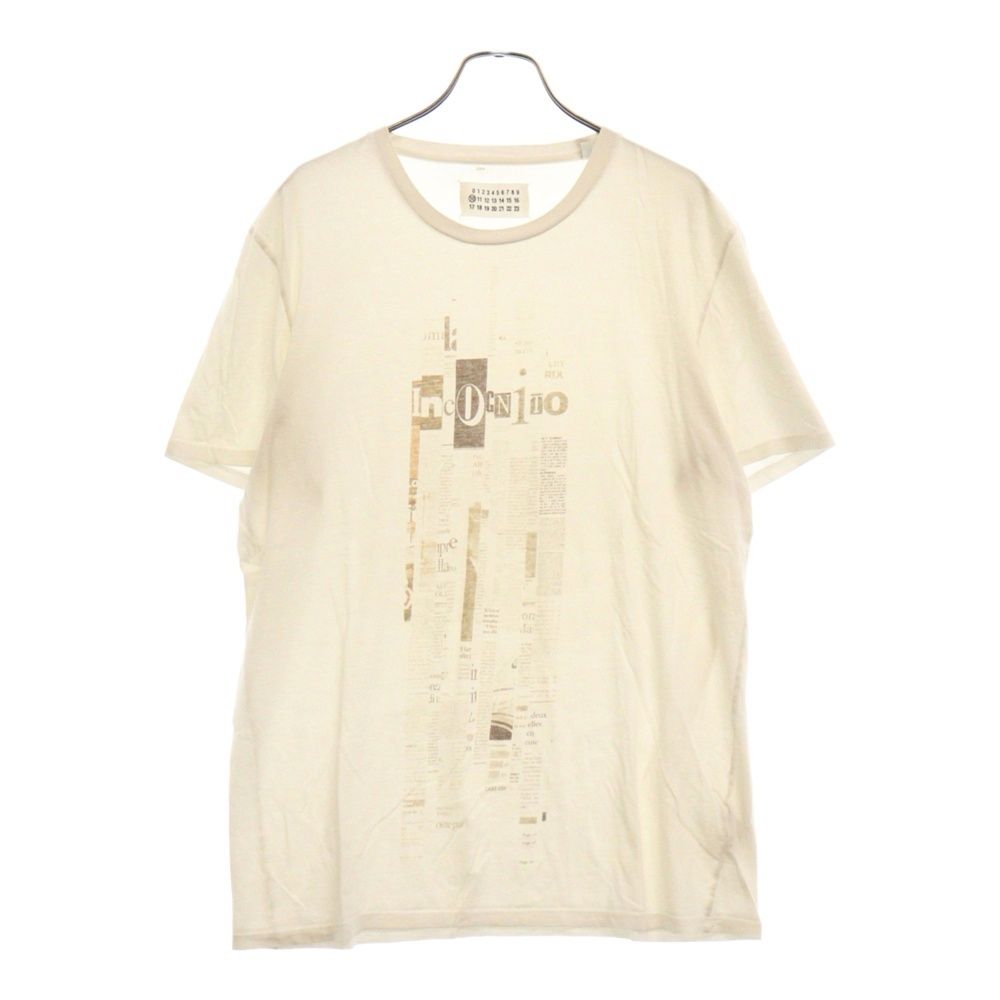 *Maison Margiela*メゾンマルジェラ ニュースペーパー Tシャツ エムエムシックス メゾン マルジェラ MM6 Maison Margiela MM6 T