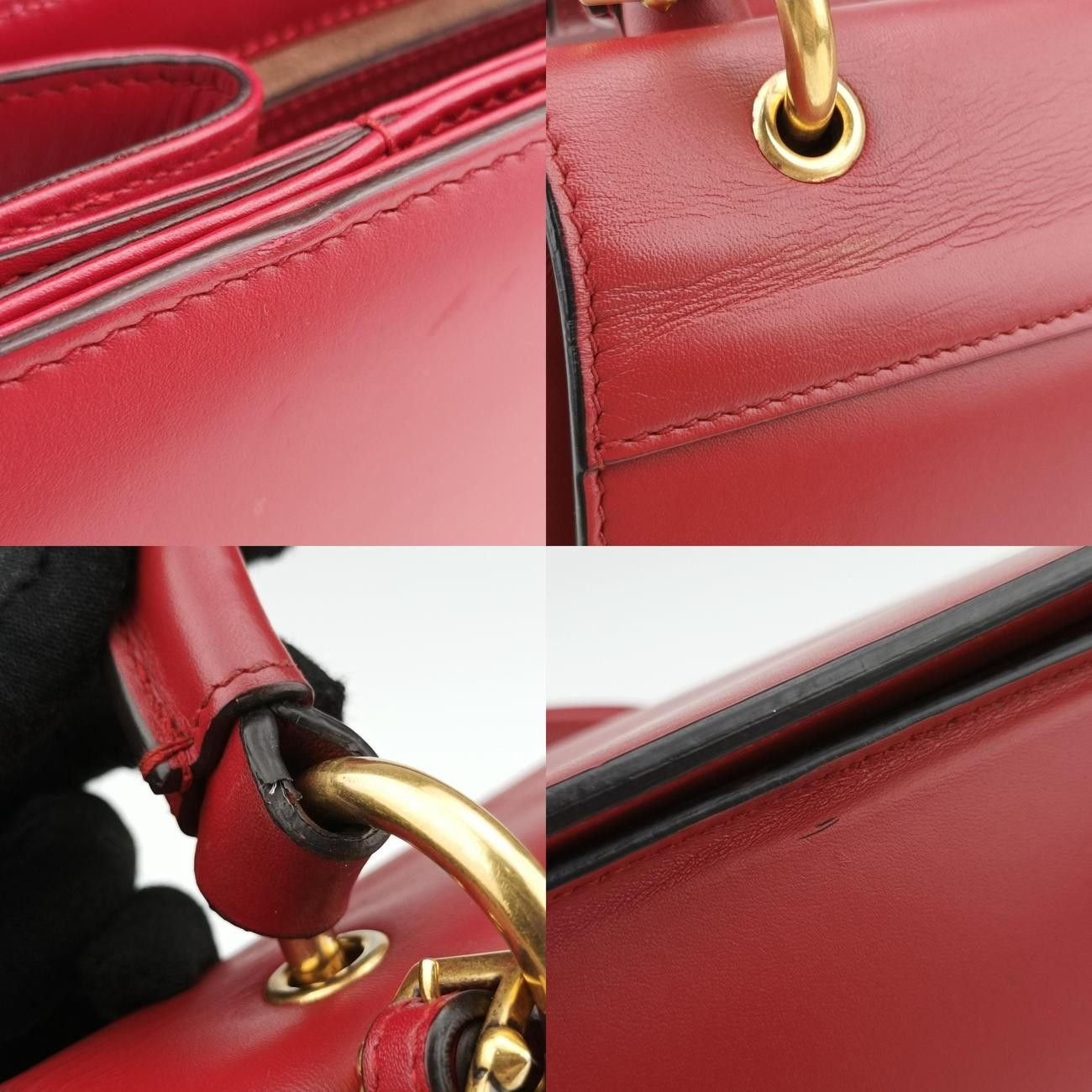 グッチGucciクイーン マーガレット レッド レザー 476541 D025171925 NICORILABO_COM