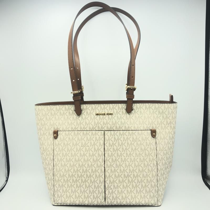 MICHAEL KORS トートバッグ ミディアム ダブルポケット ホワイト 35F3GTVT3B マイケルコース 17 240017724609
