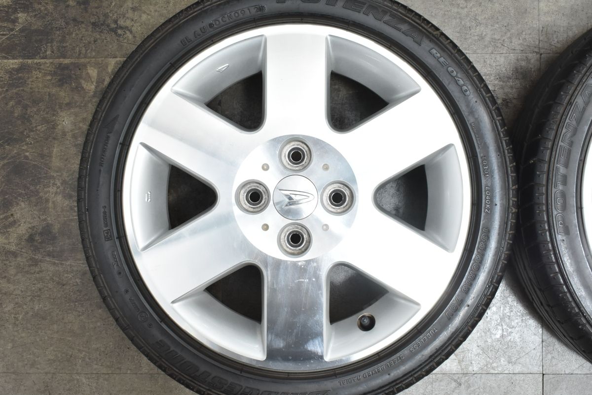 ホイールのみ販売可】ダイハツ コペン 純正 15in 4.5J +45 PCD100