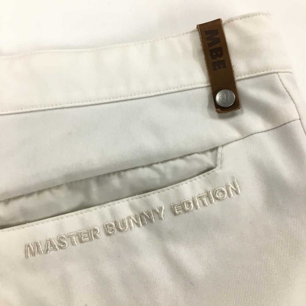 マスターバニー パンツ 白 蓄熱裏地  メンズ 6(XL) ゴルフウェア MASTER BUNNY EDITION