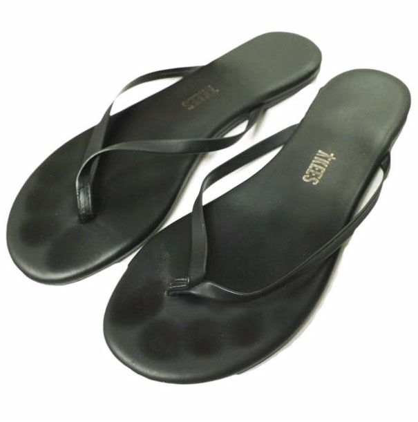 TKEES ブラック トングサンダル USA 06 TKEES/ブラック/US6/23cm/トングサンダル - メルカリ