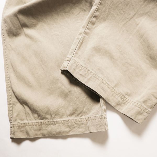 90's Jクルー J.CREW ノータック コットン チノパンツ (36/32