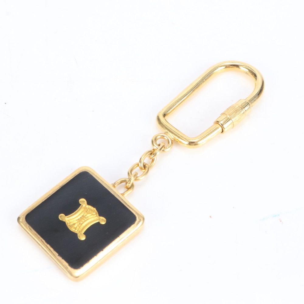 【希少】CELINE トリオンフ チャーム キーリング キーホルダー ゴールド Amazon.co.jp: [セリーヌ] キーホルダーフ チャーム レディース