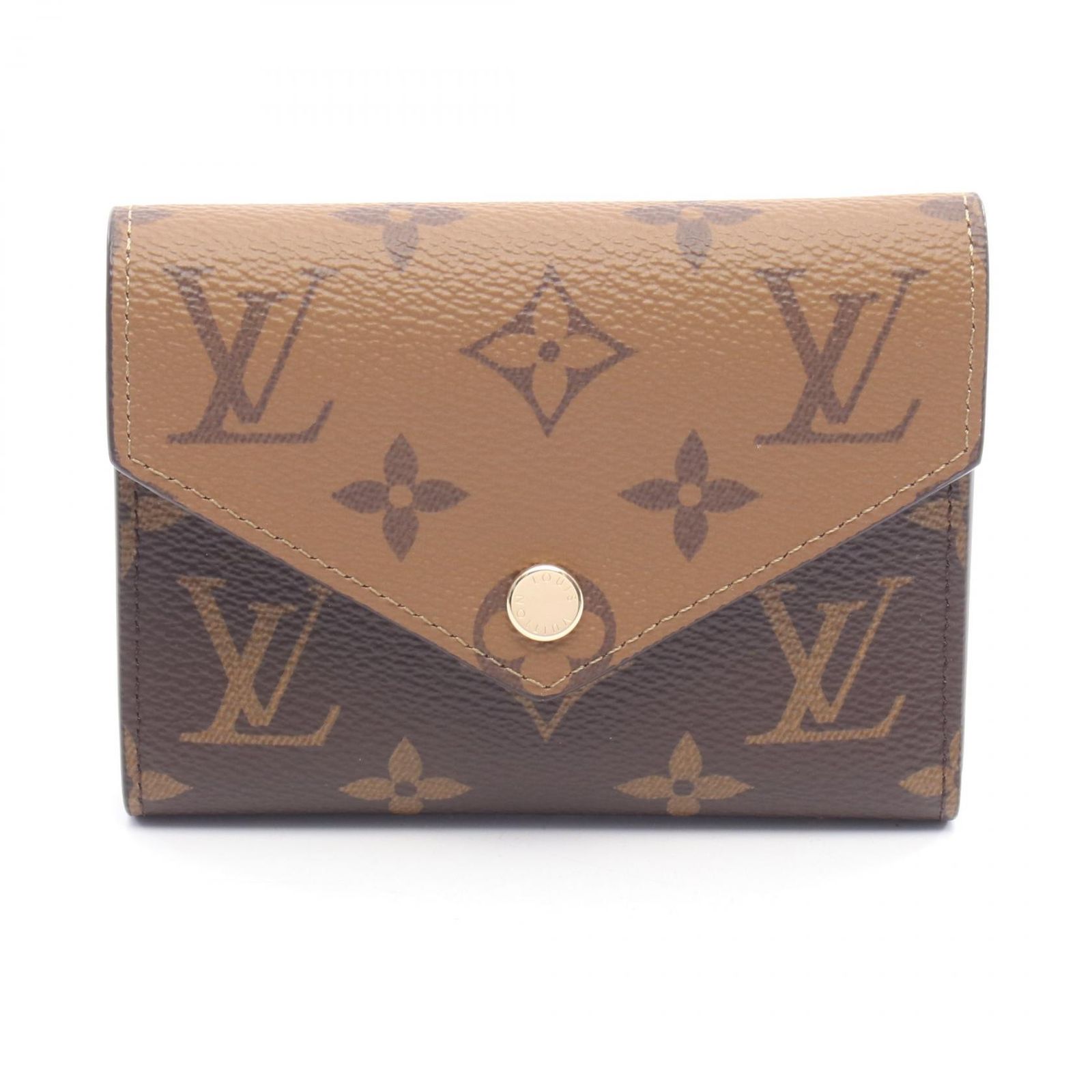 ルイ ヴィトン LOUIS VUITTON 三つ折り財布 ポルトフォイユヴィクトリーヌ M81557 キャンバス ポルトフォイユ ヴィトリー レディース ♥