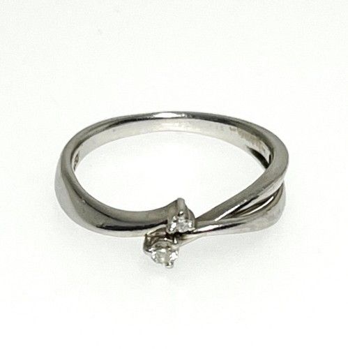 値下げ！STAR JEWELRY スタージュエリー ダイヤ リング Pt950 2P