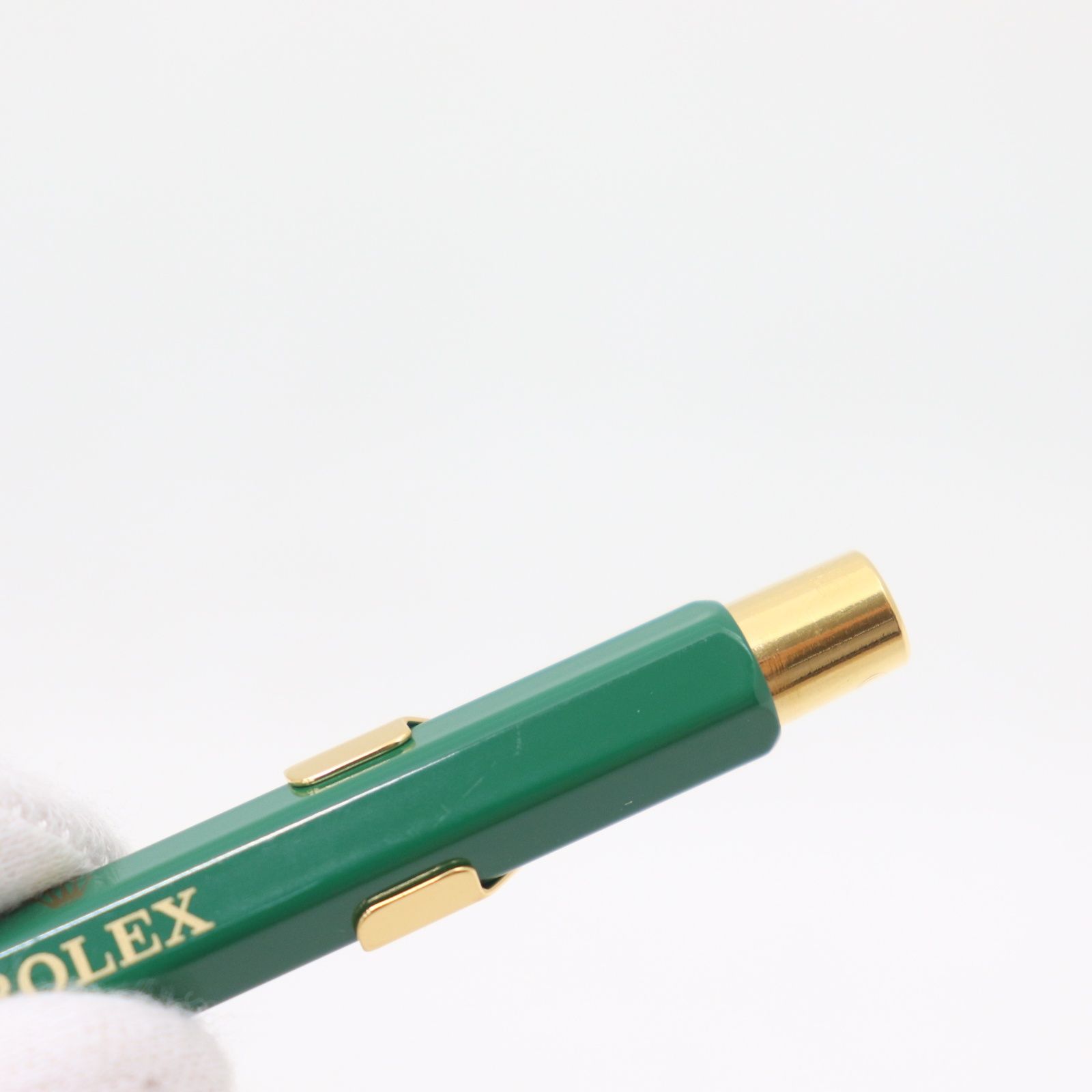 ROLEX ペン ノベルティ ボールペン 正規品 ROLEX グリーン ボールペン