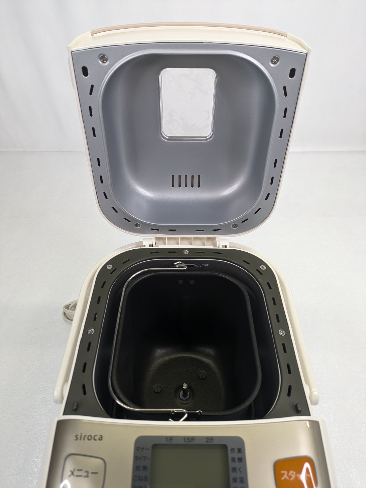 【未使用品】シロカ　ホームベーカリー　SHB-712 siroca ホームベーカリー 2斤 SHB-712WS ホワイト シロカ