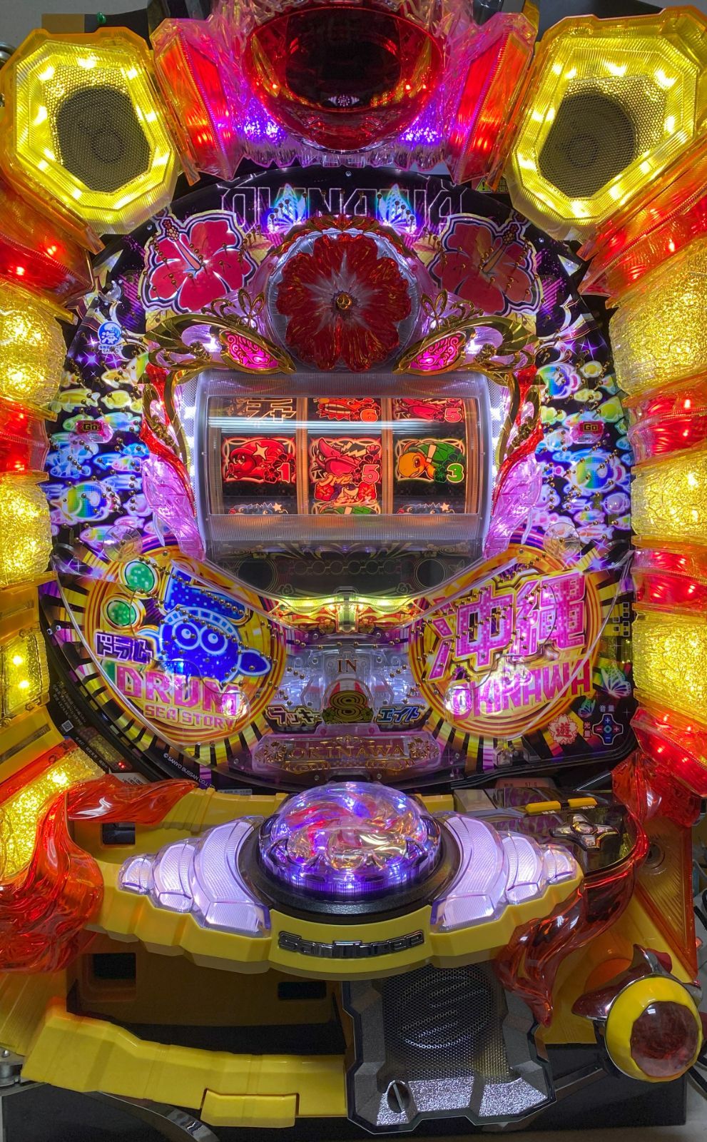 家庭用・循環仕様】PAドラム海物語IN沖縄 中古パチンコ実機