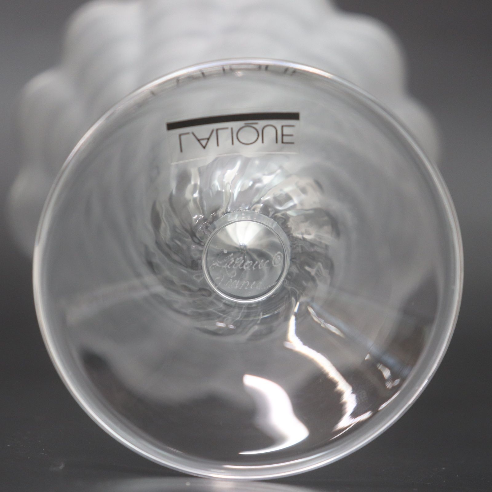 ラリック　天使彫文　エンジェル　レリーフ　花瓶　クリスタル　フラワーベース　置物 ITFNYHZ3277K LALIQUE ラリック Lucie ルシエ フラワーベース