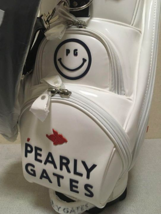 PEARLY GATES パーリーゲイツ 9.0型 エナメル 完売品 美品 ☆正規品☆PEARLY GATES パーリーゲイツ 9.0 型エナメル WH
