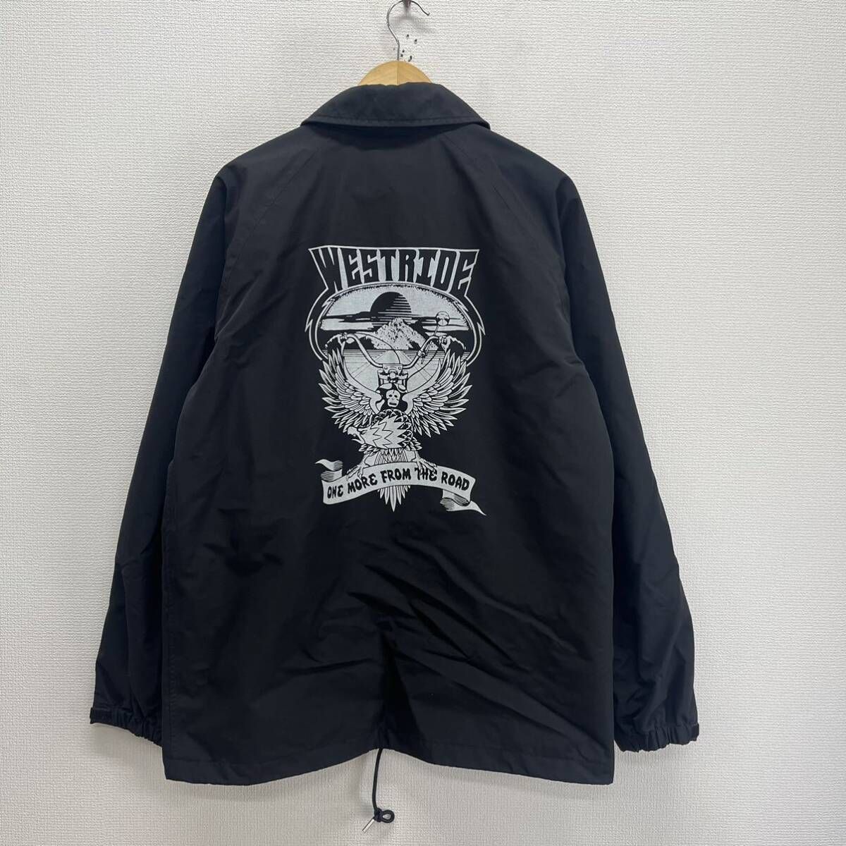 WESTRIDE ウエストライド コーチジャケット ウィンドブレーカー ロゴ 