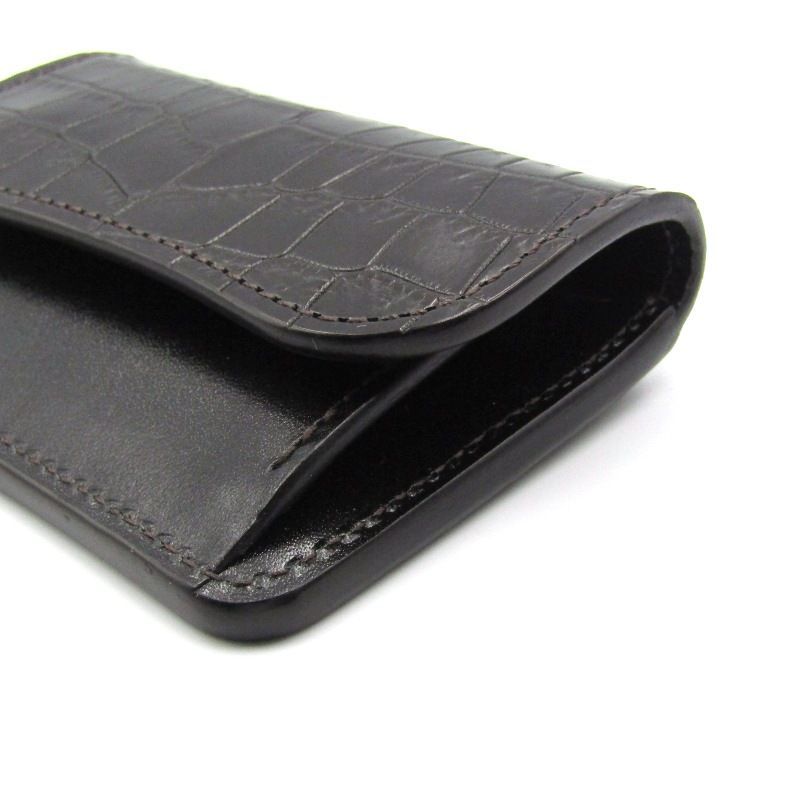 美品 WILDSWANS ワイルドスワンズ 小銭入れ クロコ TONGUE
