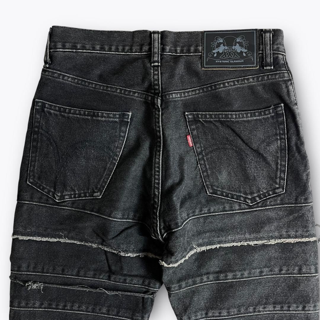 THEE HYSTERIC XXX ウミヘビ デニムパンツ ブラック M 2000000019864