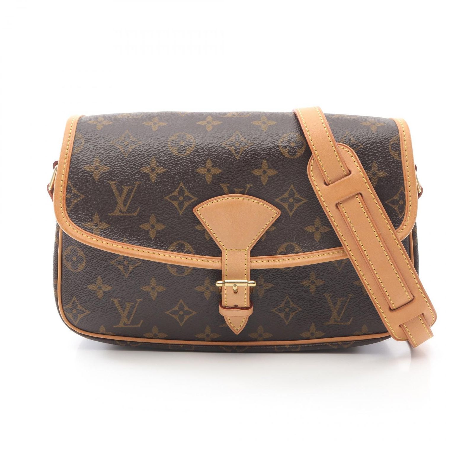 ルイ ヴィトン LOUIS VUITTON ショルダーバッグ ソローニュ M42250 PVCコーティングキャンバス レザー ソローニュ レディース Used A