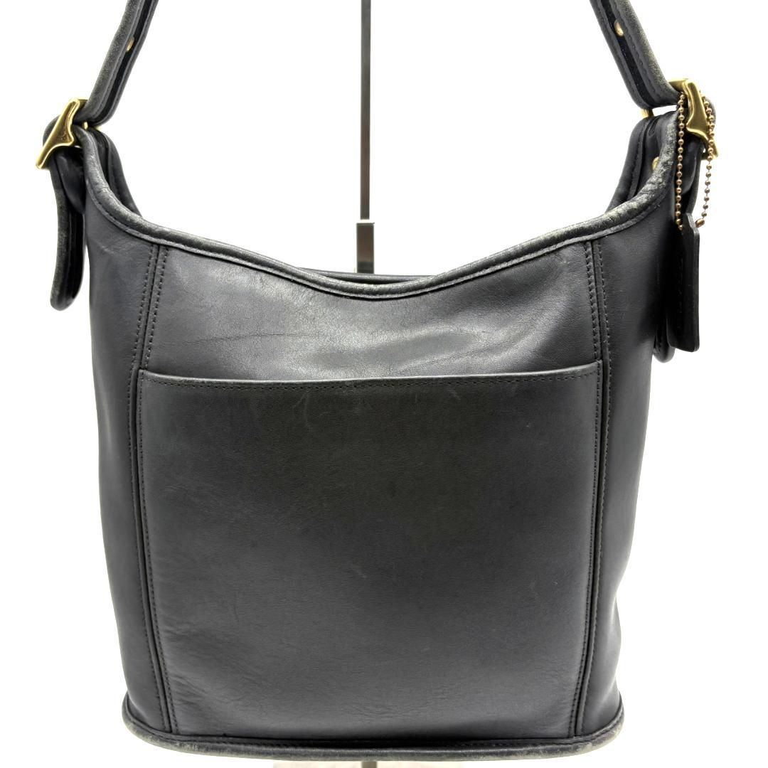 COACH コーチ コーチ レザー ショルダーバッグ ブラック Y2K 00s レトロ ミニワンショルダー 本革 Vintage Leather Shoulder Bag 黒