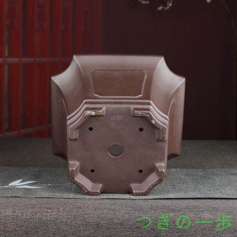 四角い鉢植え 紫砂鉢 盆栽鉢 植木鉢 小品盆栽鉢 大品盆栽鉢 宜興 紫砂