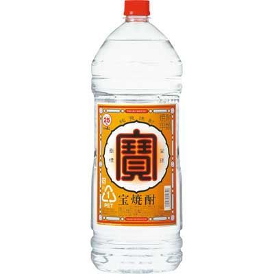宝酒造 宝焼酎 25度 4L×4本|1ケース
