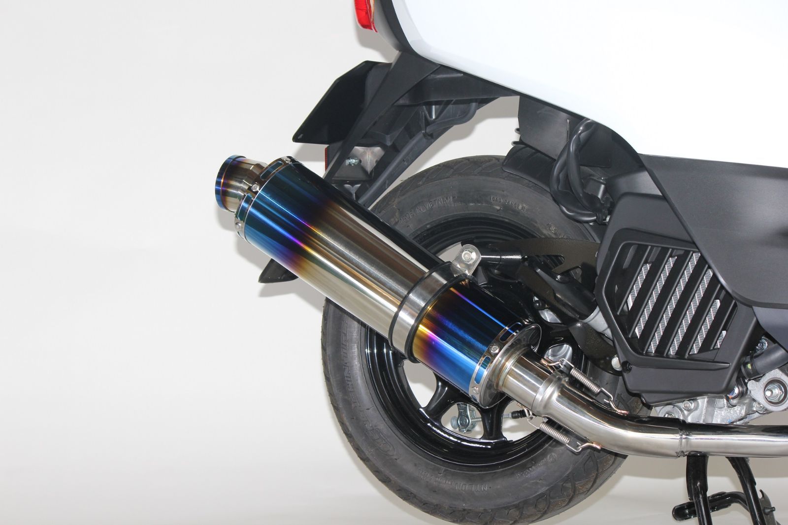 特別SALEHMS JOG ジョグ ー 2BH-AY01 S346 マフラー JOG ジョグ バイクマフラー 2BH-AY01 S346 ステンレス ブルーカラー