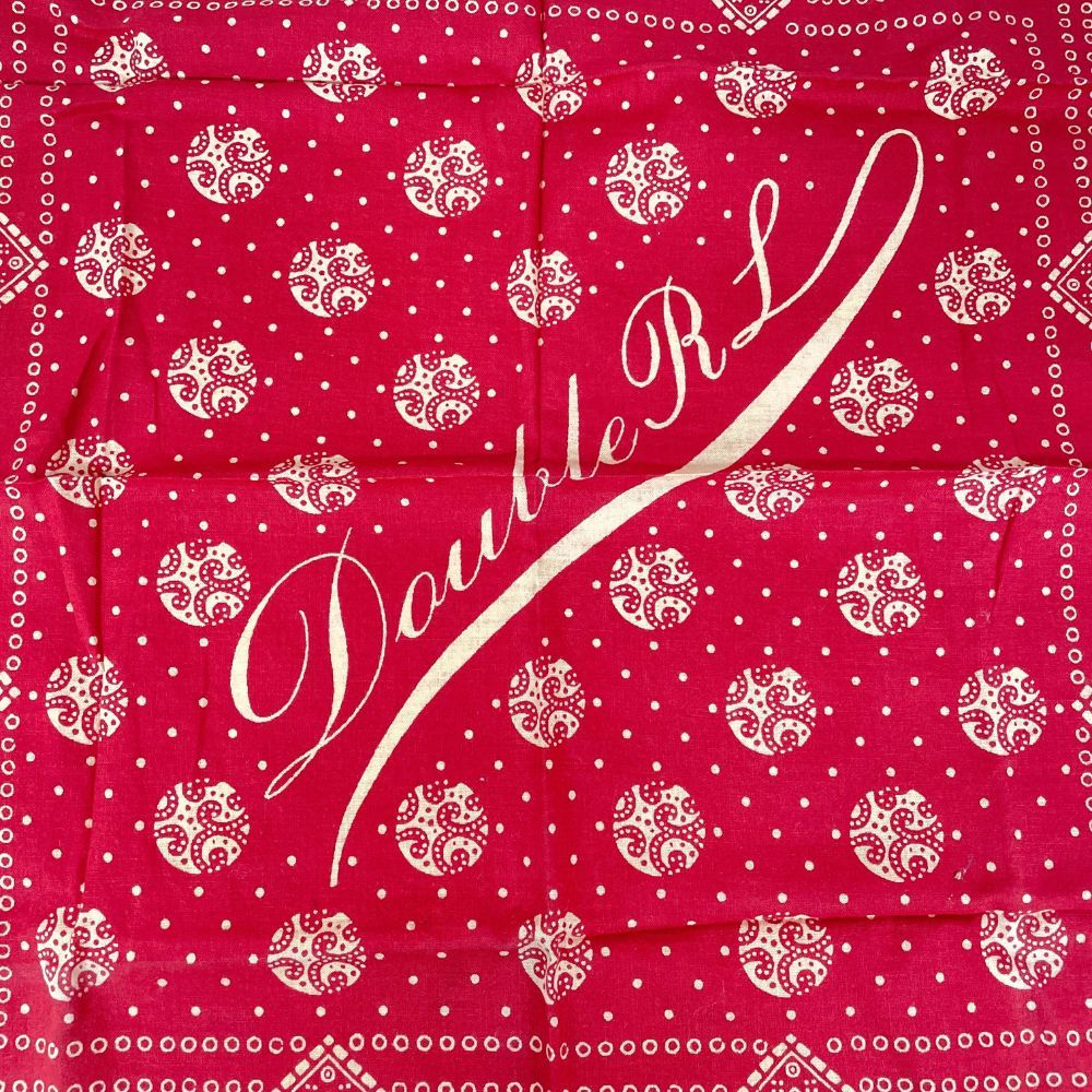 RRL ダブルアールエル コットン バンダナ 日本製 レッド 正規品