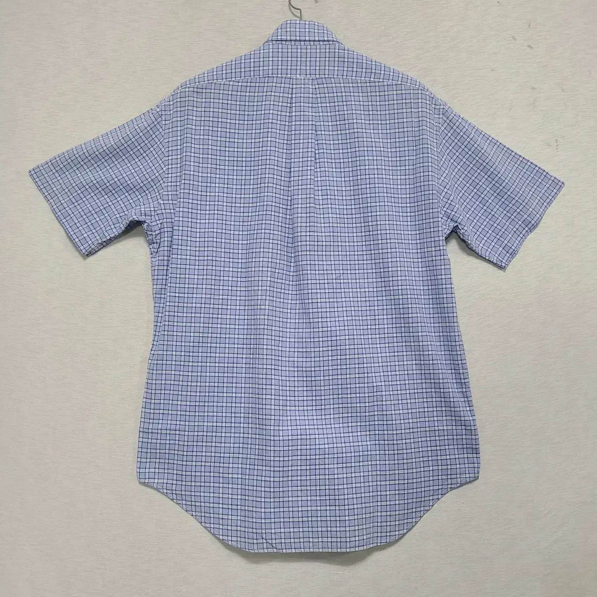 オリジナルハングルテーク ポロ チェックショートスリーブ メンズ 105 ― 0905 別注 ワンポイント刺繍チェックショートスリーブシャツ限定展開