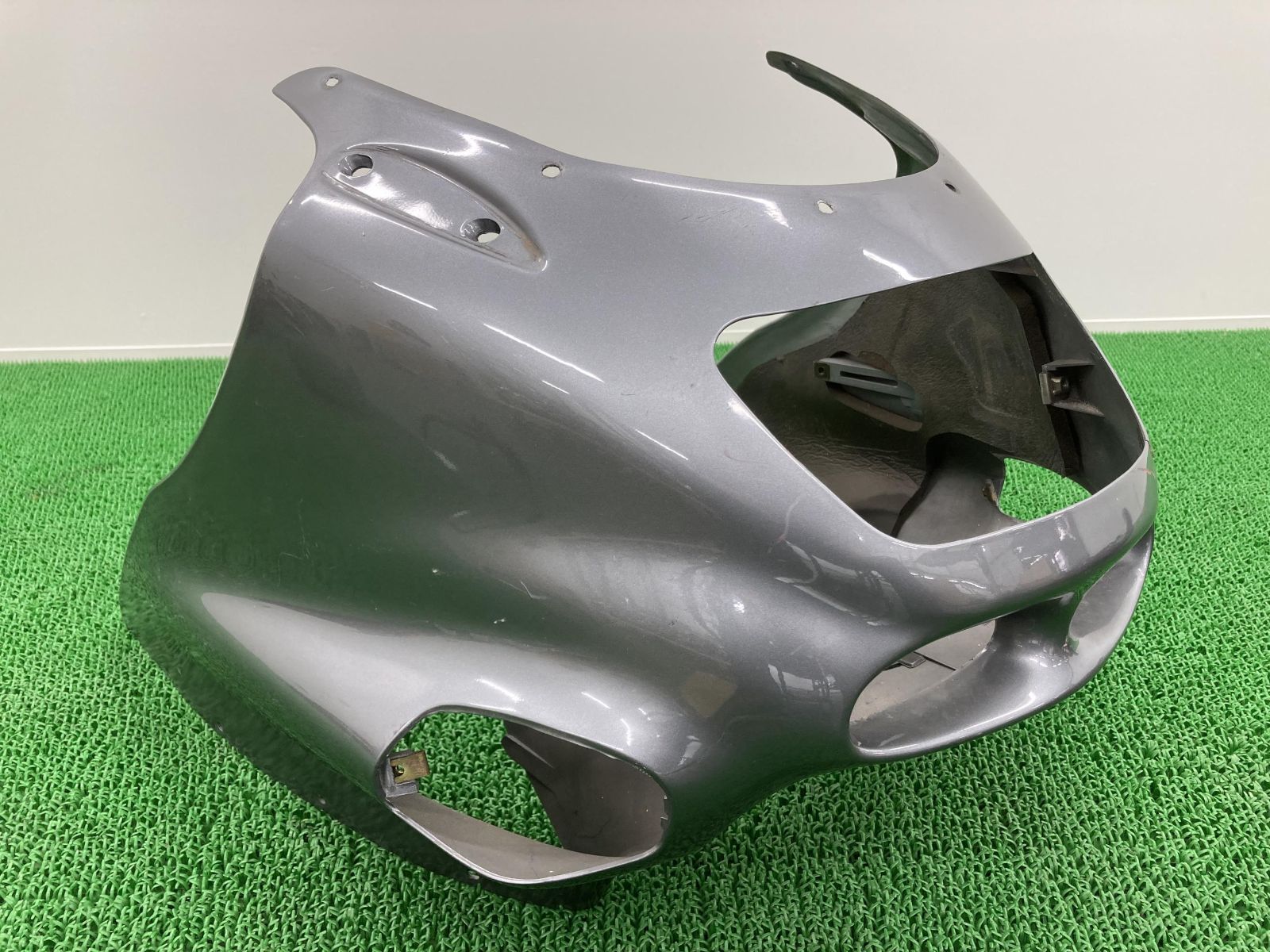 【中古並品】Kawasaki 純正外装セット ZZ-R1100 アッパーカウル 銀 55028-1300 カワサキ 純正 中古