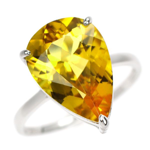 新品 Pt950 イエローベリル リング 4.80ct【エスコレ】 - メルカリ 