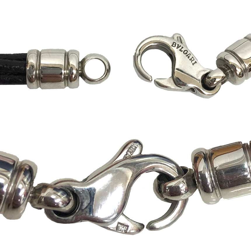BVLGARI ブルガリ チョーカー 2連ブレスレット 2WAY ブラック 黒 