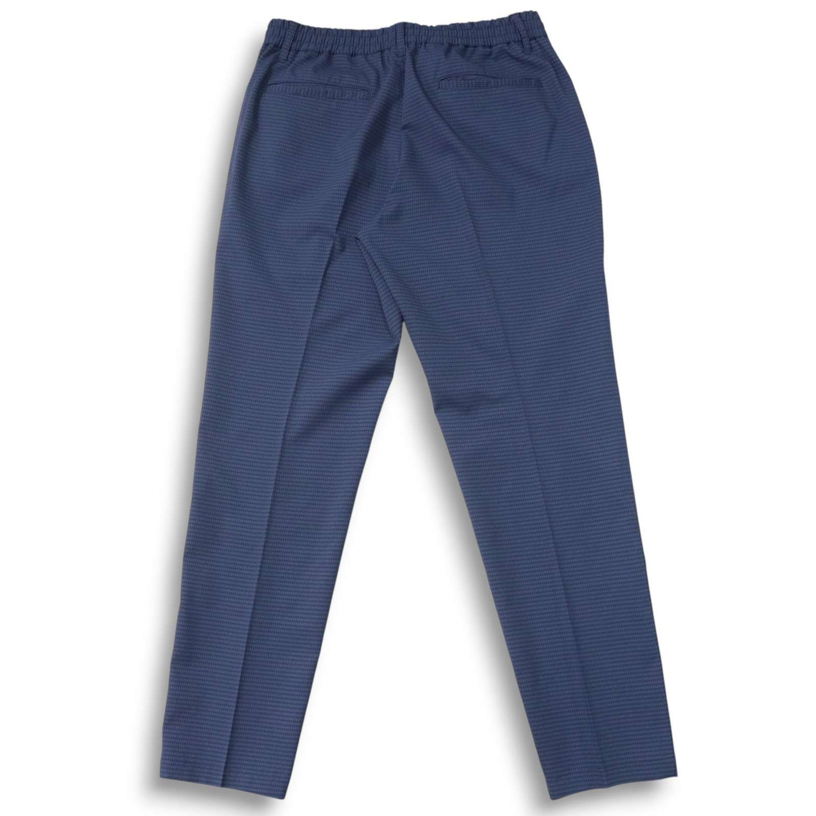23SS★ HIGH STREET ハイストリート 春夏 DotAir★ ストレッチ サッカー セットアップ スーツ Sz.S メンズ ネイビー 23SS☆ HIGH STREET ハイストリート 春夏 DotAir☆ ストレッチ