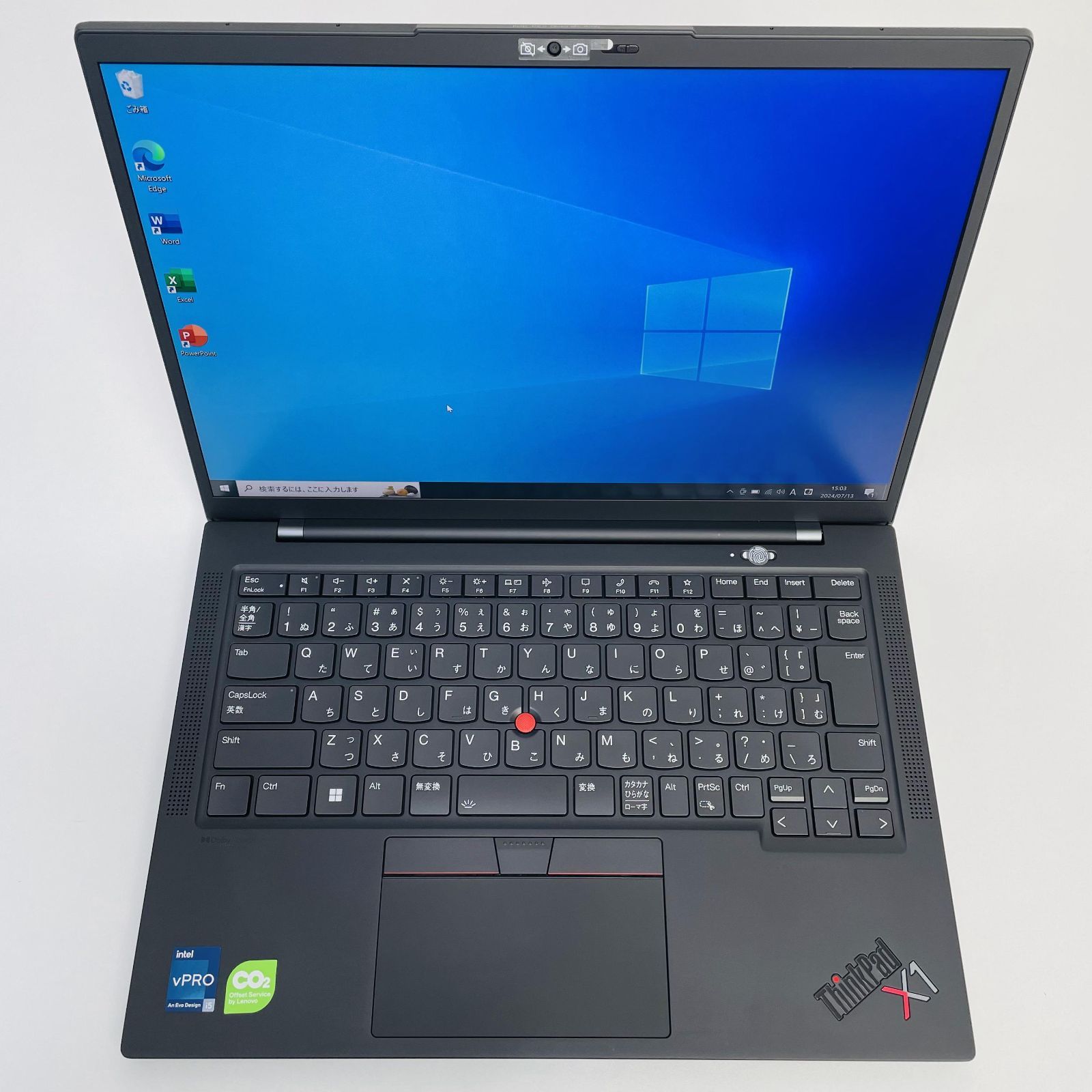 【軽量薄型】 Lenovo ThinkPad X1 Carbon Gen 10  Core™ i5 1235U / Ram 16GB / SSD 256GB 正規Office 2021 Pro Plus付き