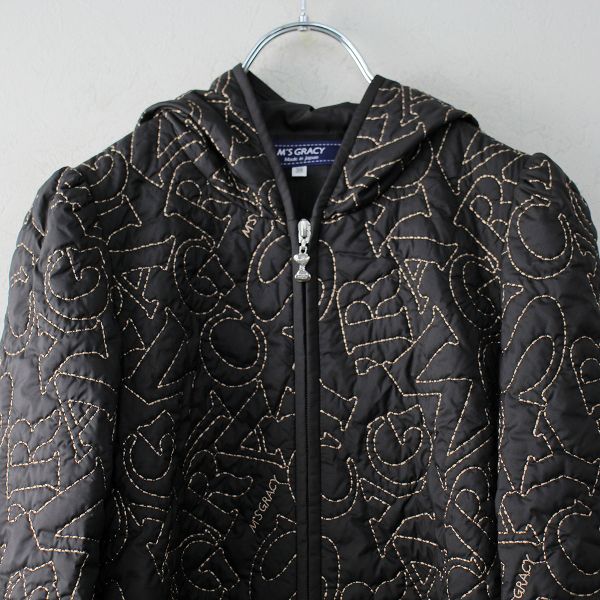 【新品】M'S GRACY ジャケット M'S GRACY エムズグレイシー リバーシブルチェック ショート