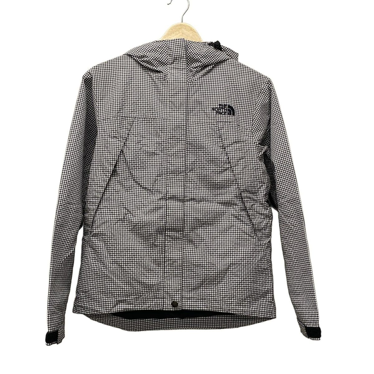 THE NORTH FACE ノースフェイス ブルゾン サイズS レディース - 白×黒 長袖|チェック柄|秋|冬