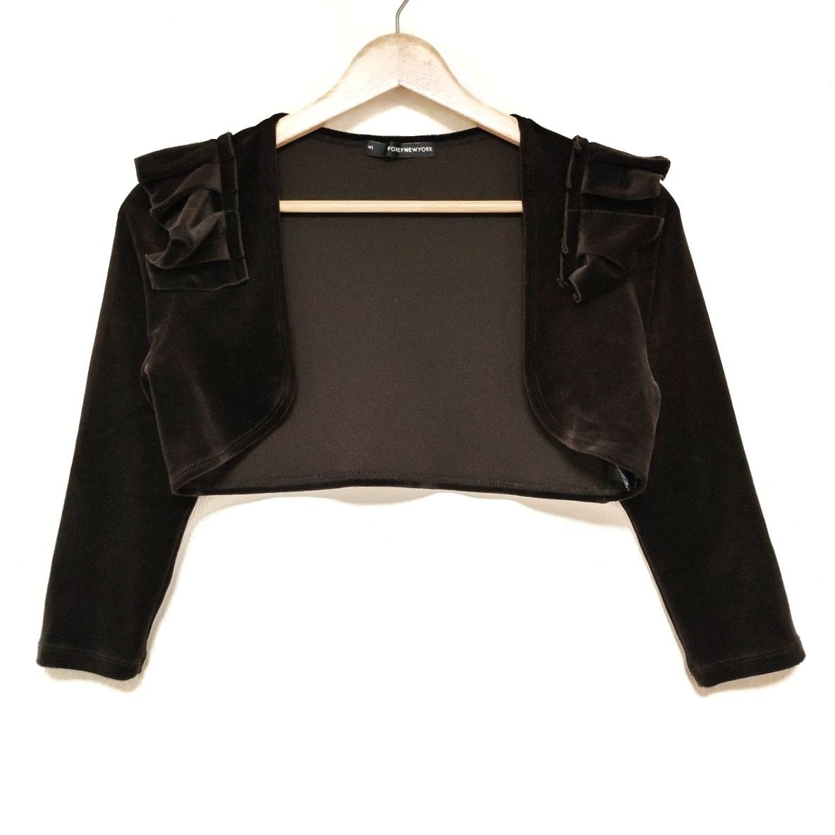 テーラードジャケット ショート丈 ショールカラー 秋冬 春 38 シトラス