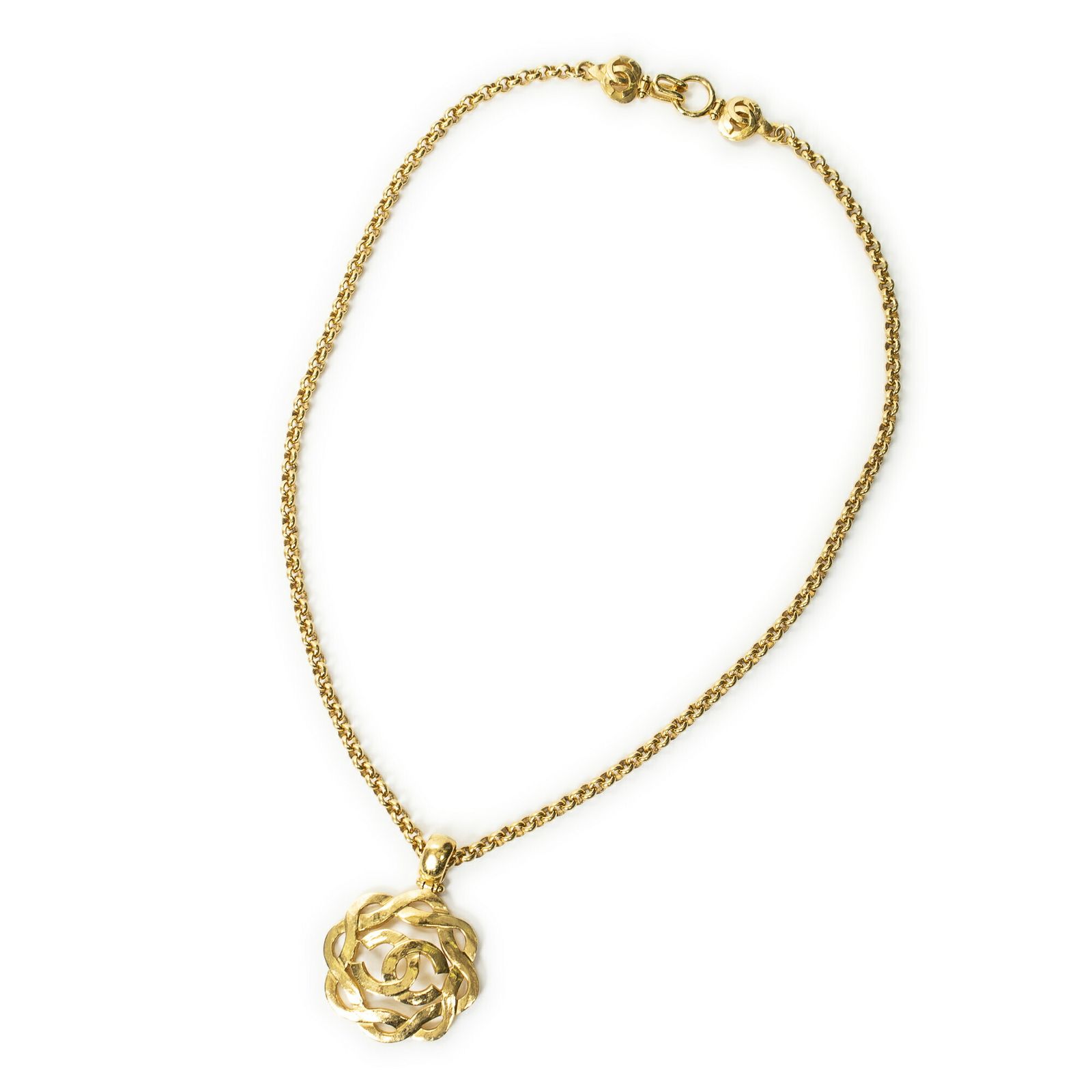 中古] CHANEL シャネルココマーク ペンダント チェーン