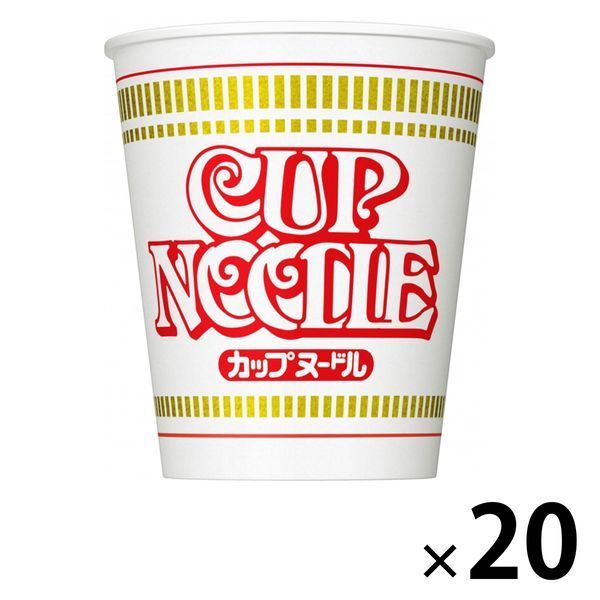 日清食品 カップヌードル 1箱 20食入 しょうゆ 78g 備蓄 賢く備えて、万が一の時にもいつもの味を