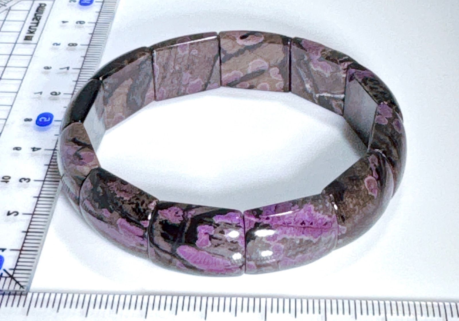 天然スギライトブレスレット　スギライトピクチャーストーンNO24-577 スギライトブレスレットピクチャースギライトブレスレット杉石