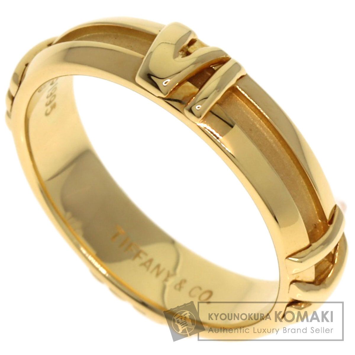 TIFFANY-Co. ティファニー アトラス ニューメリック リング 指輪 K18YG レディース