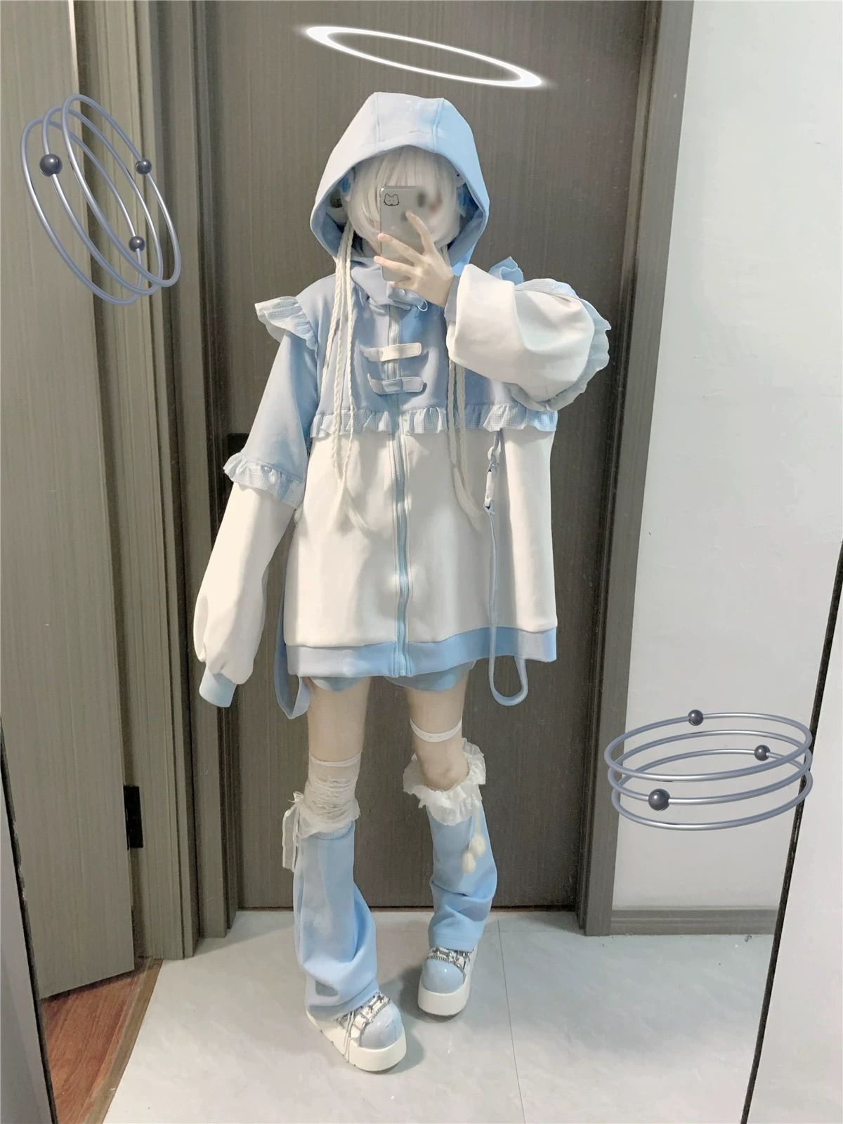 天使界隈サブカルオーバーサイズ大きめゆったり　原宿渋谷地雷系量産型 天使界隈 サブカル オーバーサイズ 大きめ ゆったり 原宿 渋谷 10代