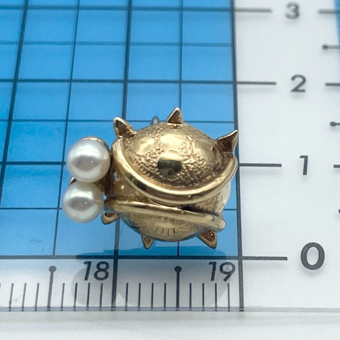 k14プローチ K14/K14WG ブローチ テントウム虫モチーフブローチ 6.0g : 有限
