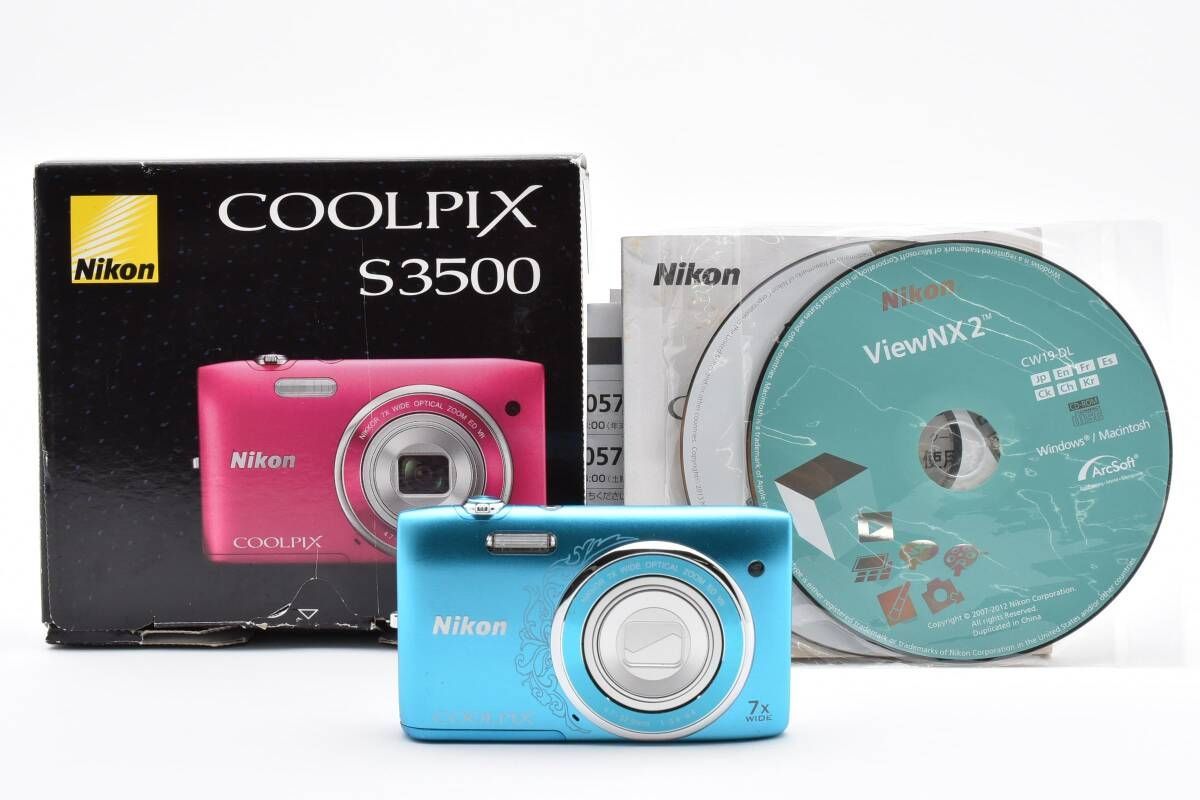 動作品 ニコン Nikon COOLPIX S3500 ブルー ＃A171 動作品 ニコン Nikon COOLPIX S3500 ブルー ＃A171