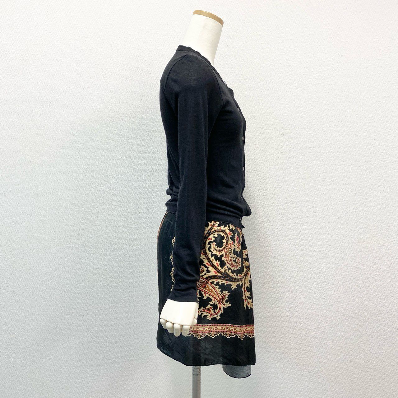 美品 sacai 異素材ドッキング シャツワンピース シアースカート サカイ 美品 sacai 異素材ドッキング シャツワンピース シアースカート