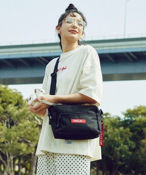 【新品】ミルクフェド ショルダーバッグ ブラック