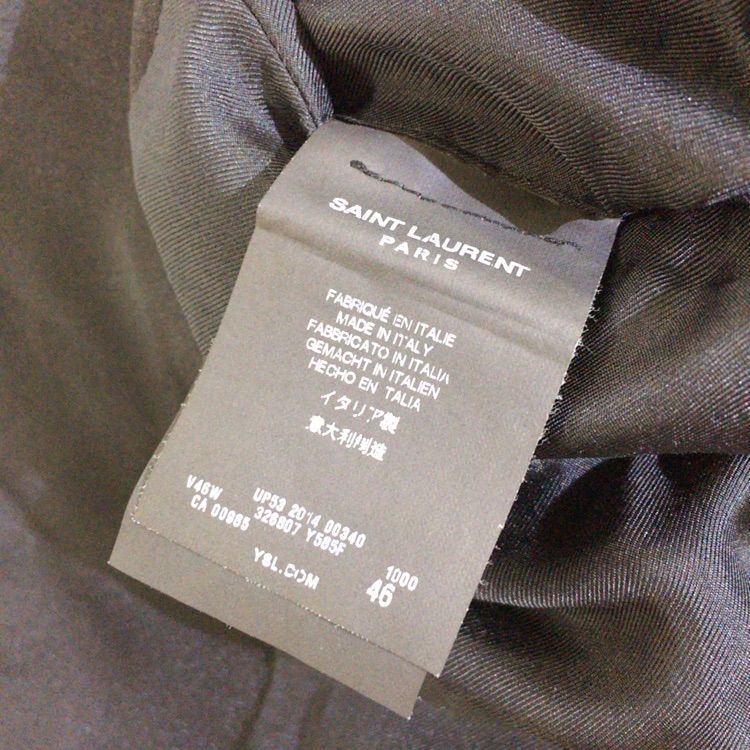 美品】SAINT LAURENT サンローラン ウールシングルタキシード