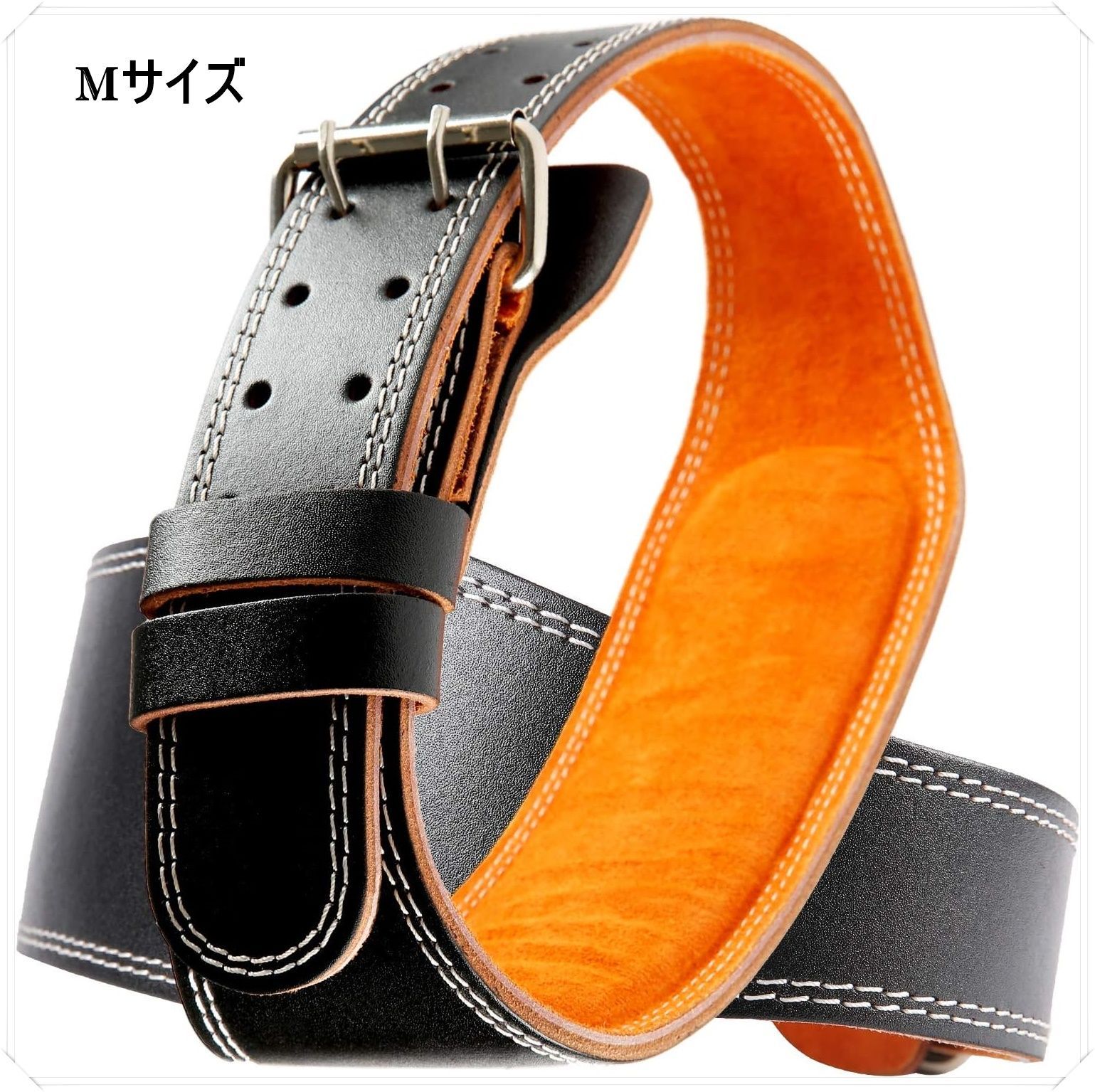 トレーニングベルト ウエイト リフティングベルト 筋トレ用 腰用サポーター L 9日まで♪P10倍BEINGFIT トレーニングベルト - パワー