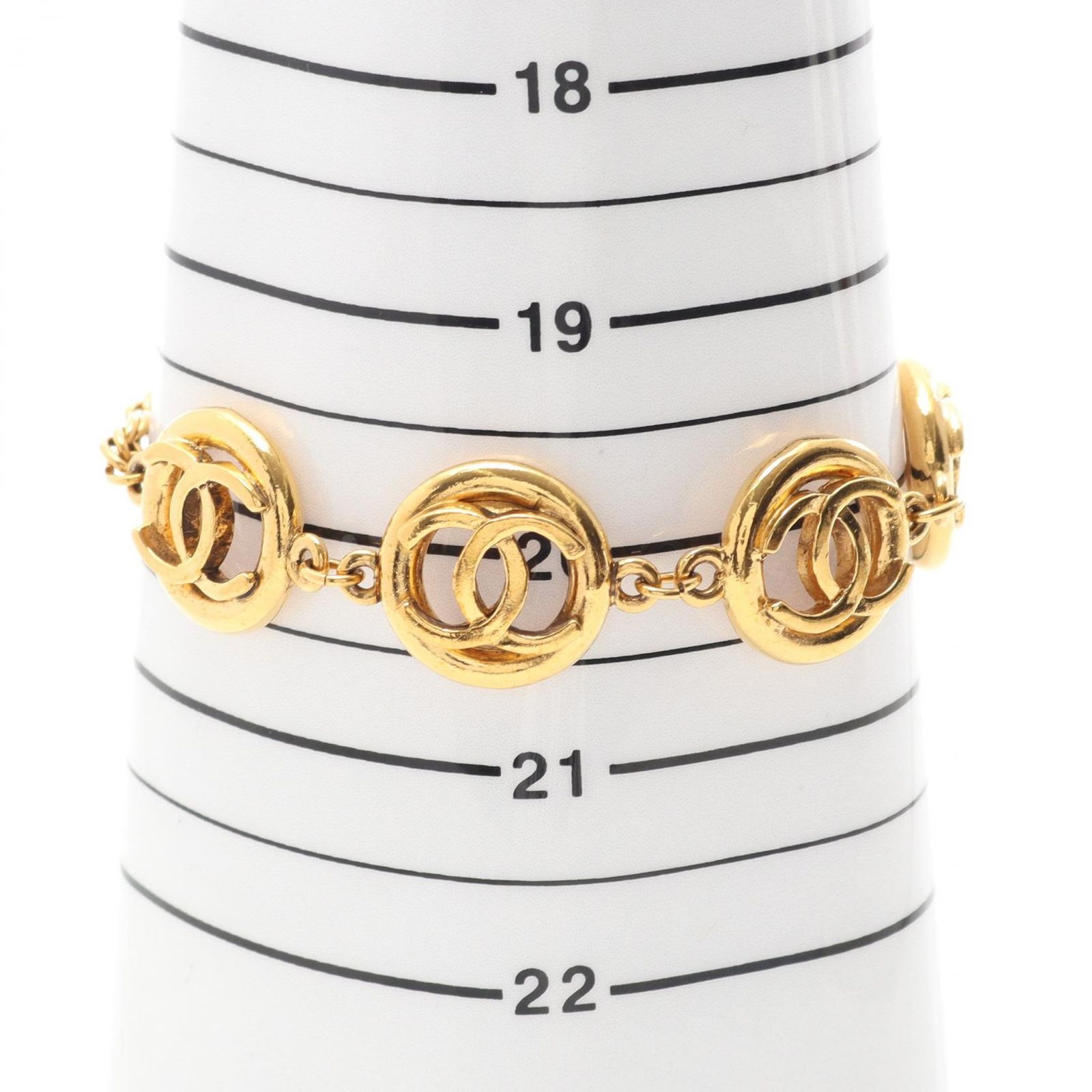 美品♡ シャネル CHANEL トリプル ココマーク ブレスレット ゴールド 金 シャネル CHANEL ブレスレット ココマーク GP（ゴールドメッキ