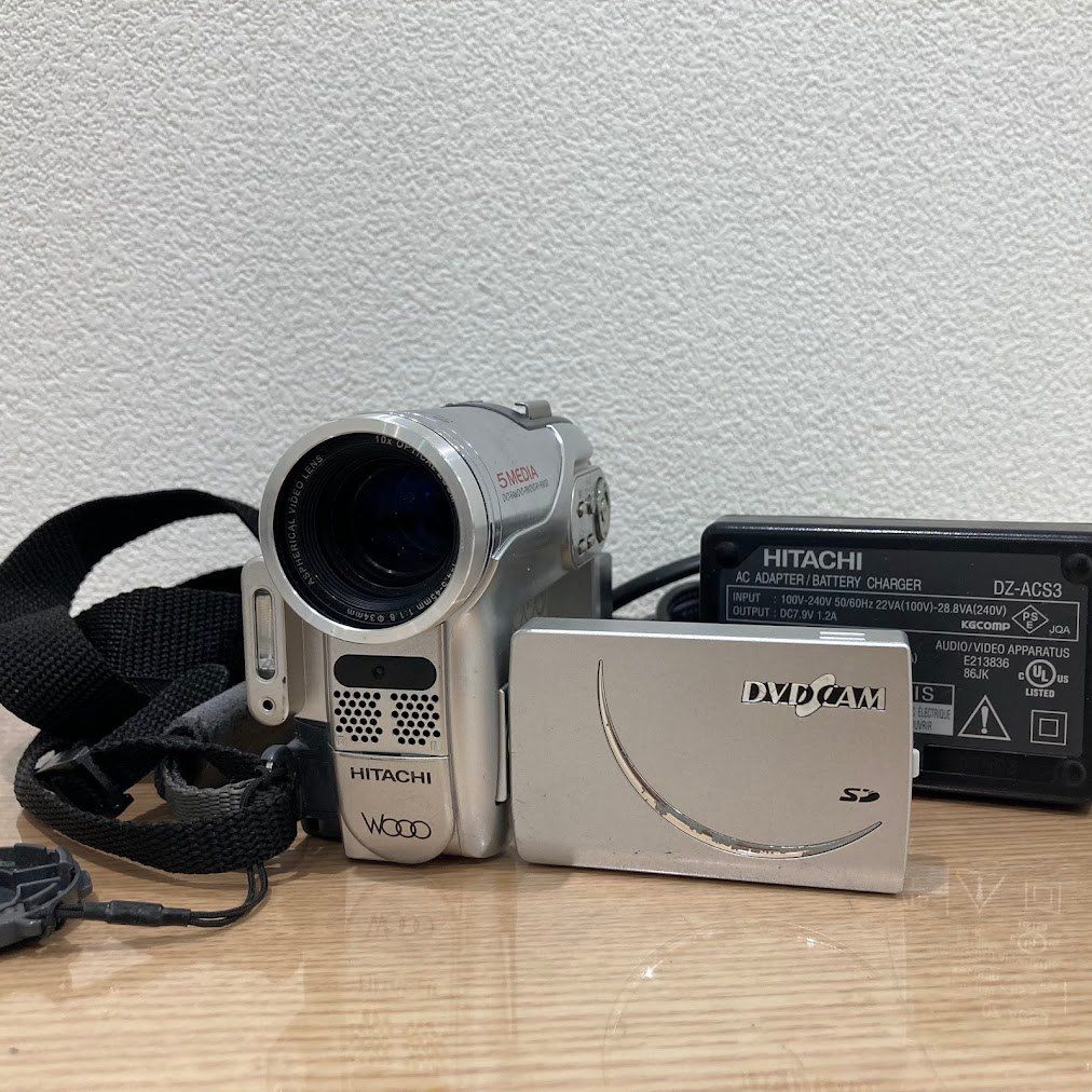 HITACHI 日立 DVDビデオカメラ DVDカム Wooo DZ-GX3200 - メルカリ