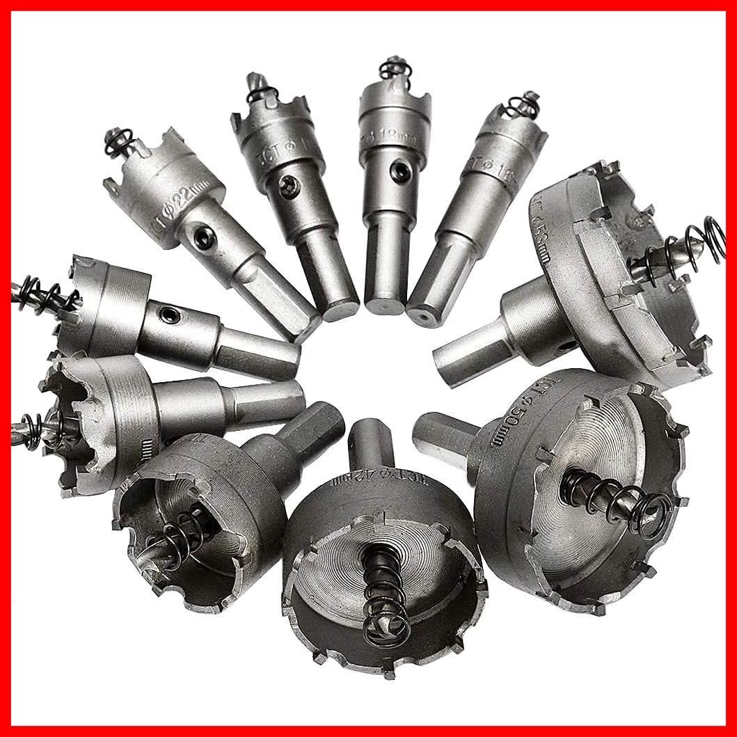 16-125mmコアドリルビットステンレス鋼ホールソーTCT超硬チップコバルトドリルビット金属切断掘削電動工具、38mm ステンレス用ホルソー  直径41mm 1個 TCT ホールソー カーバイドチップホールカッタードリルビット 金属 ステンレススチール 鉄 木材用ホールソー 41mm 1個  ... 16-125mm コアドリルビット ステンレススチール ホールソー TCT カーバイドチップ コバルトドリルビット 金属切削 穴あけ