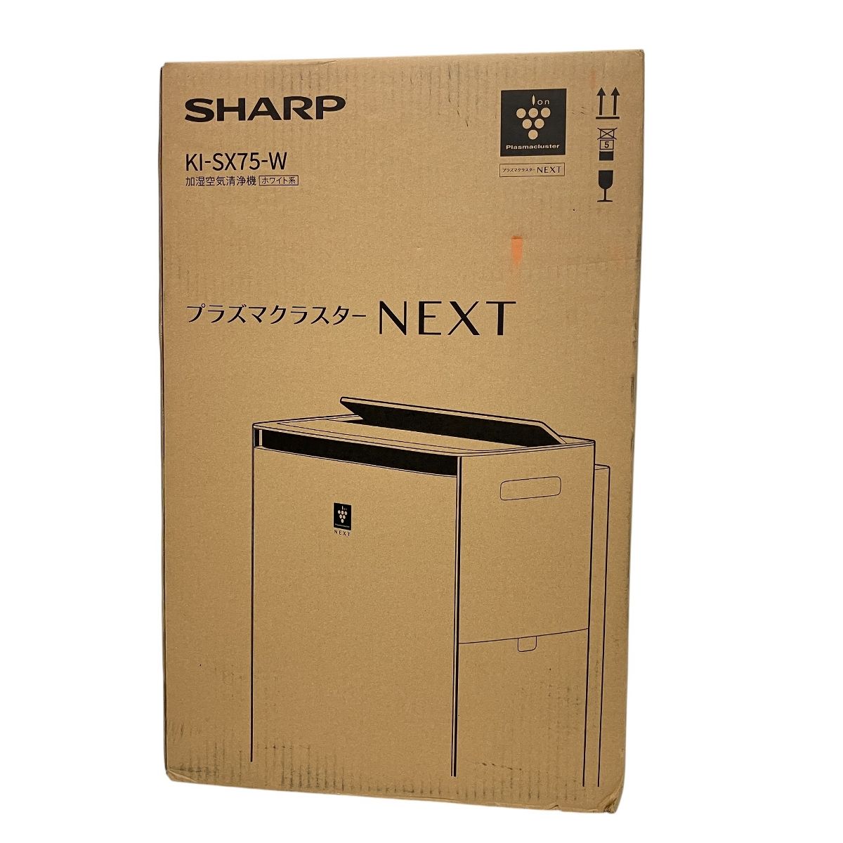 SHARP KI-SX75-W 空気清浄機 プラズマクラスターNEXT搭載 空調 家電 シャープ Z10057093